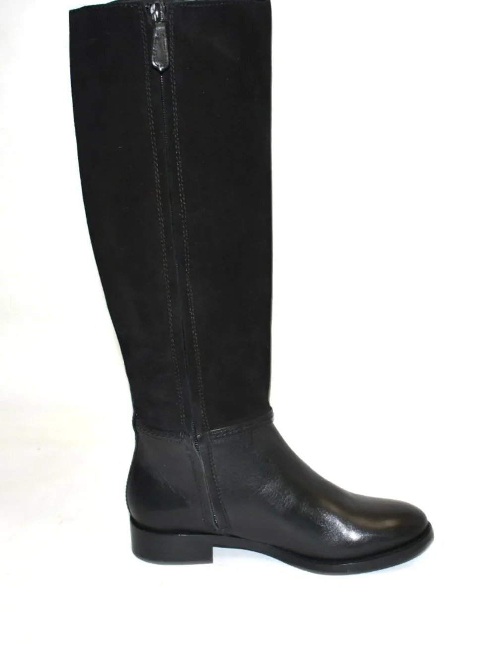 Tory Burch Miller Knee High Boot Black Suede Size 5 M 57752